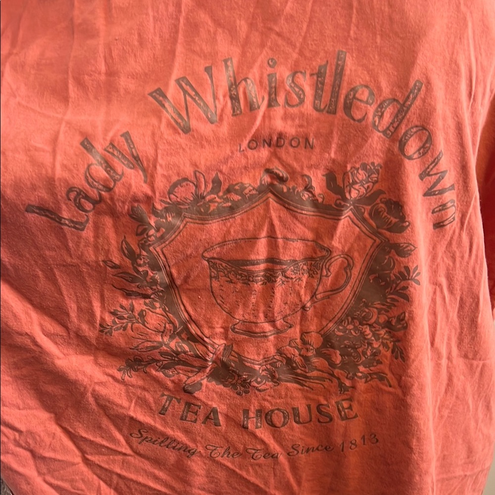 Lady whistledown rust tee from Bold Oversized